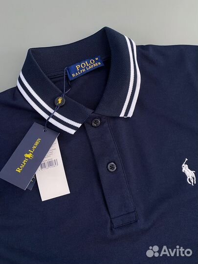 Поло Polo ralph lauren синее