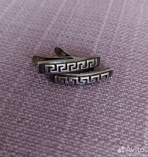 Серьги серебро