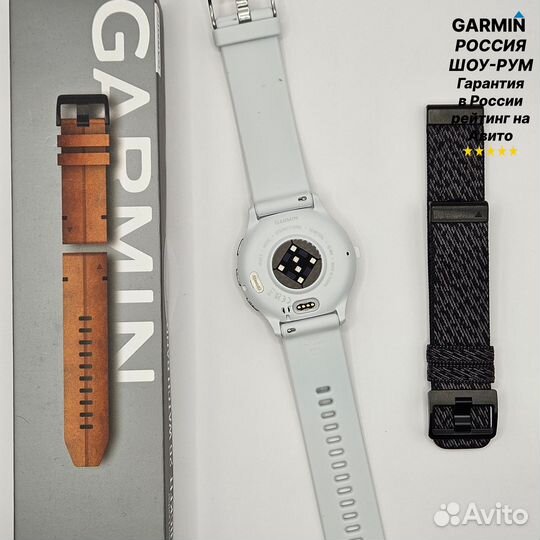 Garmin Venu 3 Silver stainless steel white SPB