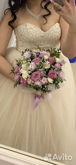 Свадебное платье бу