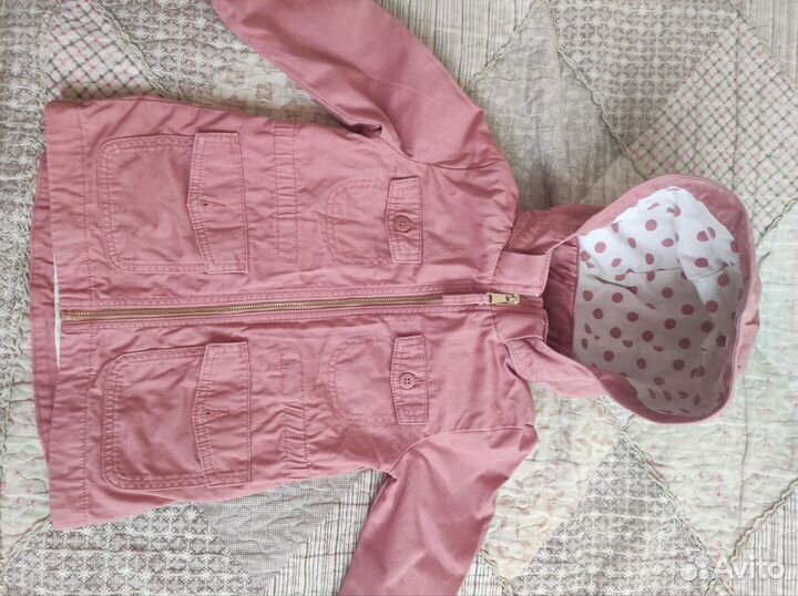 Парка хлопковая hm для девочек