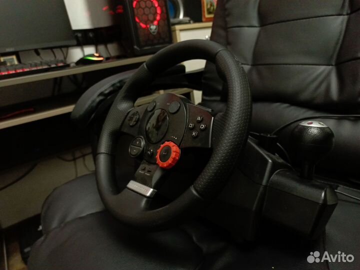 Игровой руль logitech driving force gt