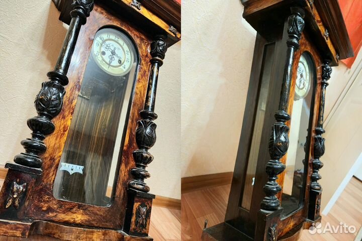 Настенные часы с боем Moser начало века