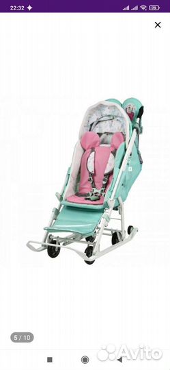 Коляска-санки