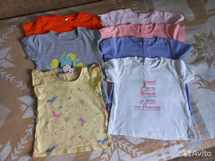 Одежда для девочки пакетом размер 86см