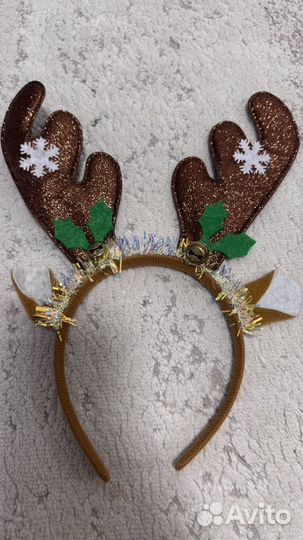 Оленьи рожки ободок