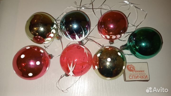 Елочные игрушки из СССР