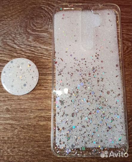 Чехол Xiaomi redmi note 8 Pro+попсокет, новый