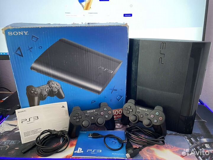 Sony PS3 750gb 75игр