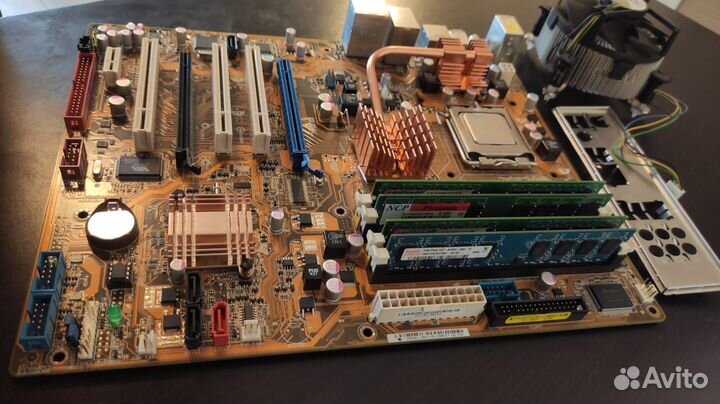 Материнская плата asus p5k 775 E8400 ddr2 8 Гб