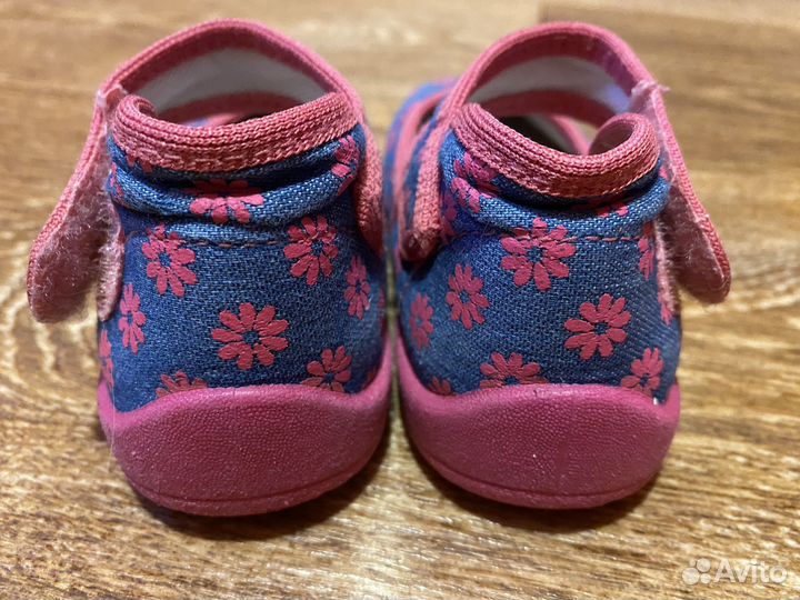 Туфельки джинсовые 21