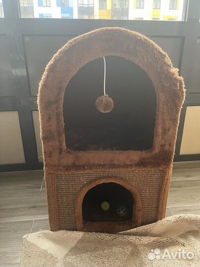 Когтеточка с домиком бу