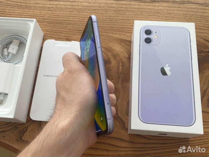 Телефон iPhone 11 64gb purple ростест