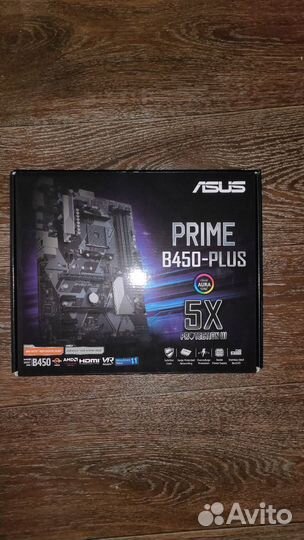 Материнская плата prime b450 plus