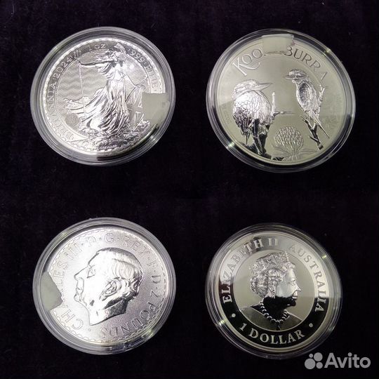 Серебряные монеты Австралия