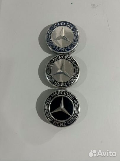 Колпачки, заглушки на литые диски mercedes