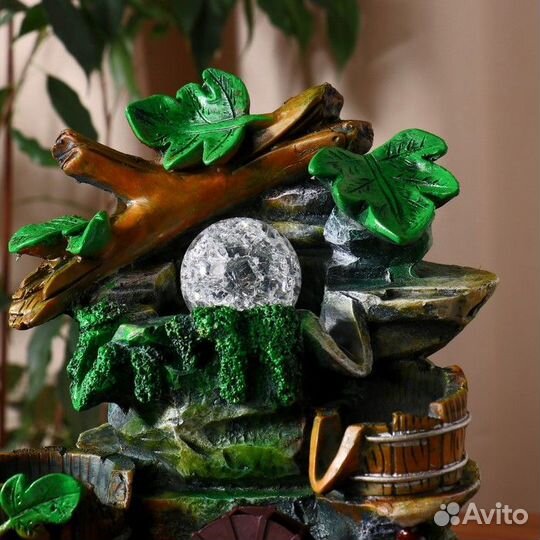 Фонтан 'Скалистый спуск' 13,5х18х27 см (с подсветк