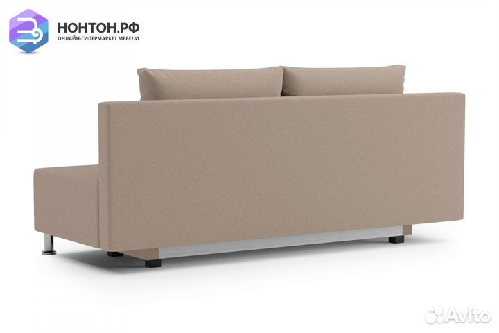 Диван еврокнижка Канна бежевый