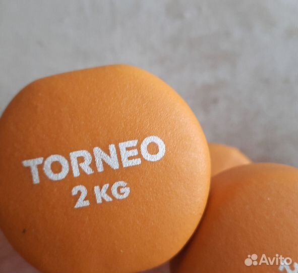 Гантели 2 кг torneo