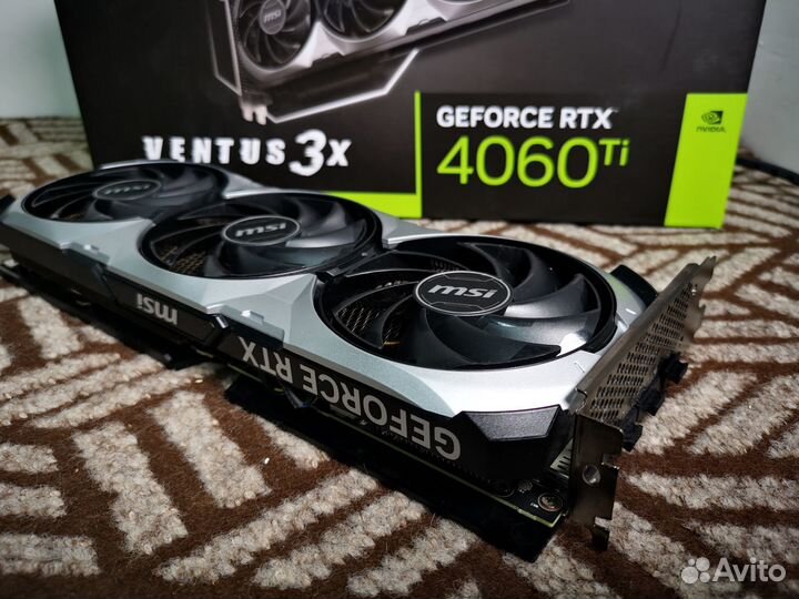 MSI RTX 4060 Ti ventus 3X OC