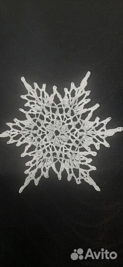 Новогодний декор крючком