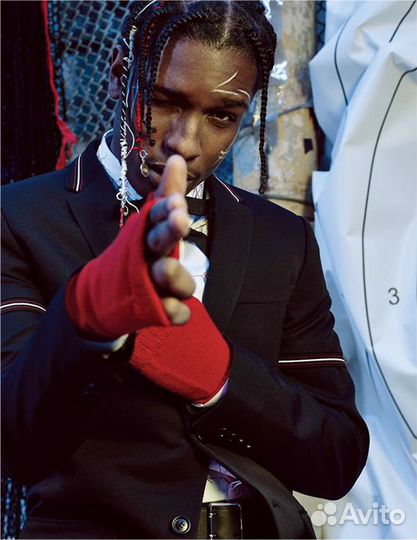 Asap Rocky автограф на металле в рамке подарок