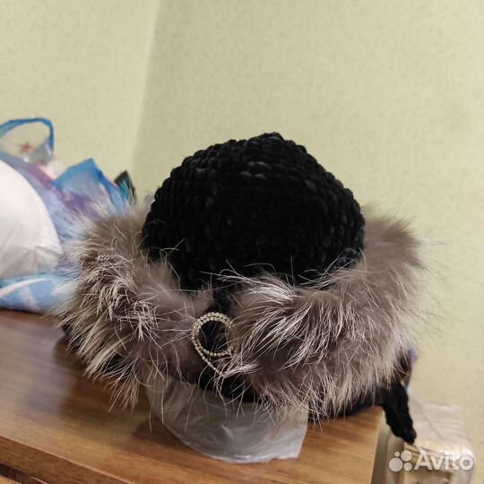 Комплект шапка и шарф женский