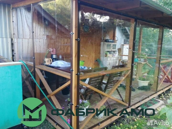 Мягкие окна для беседки и веранды