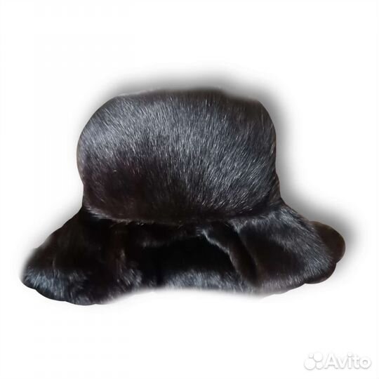 Норковая шапка мужская ушанка