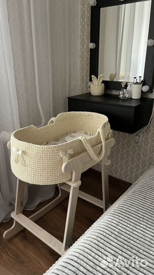 Детская люлька вязаная