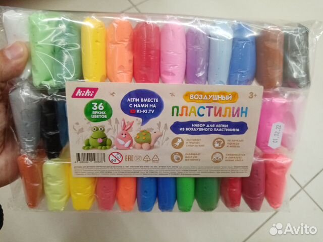 Детский Воздушный Пластилин 36 цв. Набор для Лепки