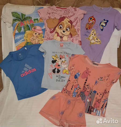 Одежда для девочки 4-6 лет