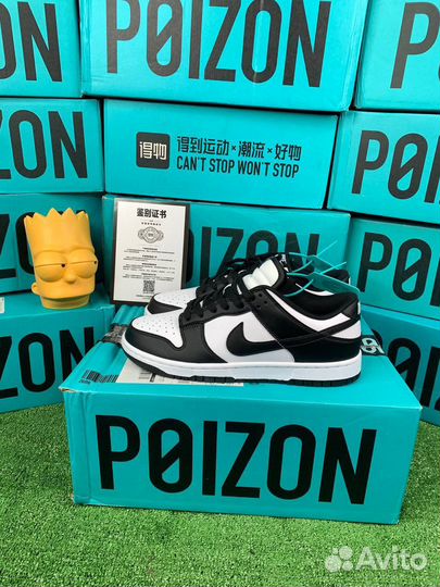 Nike Dunk Low Panda Оригинал Poizon
