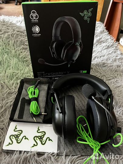 Игровые наушники razer blackshark v2 х
