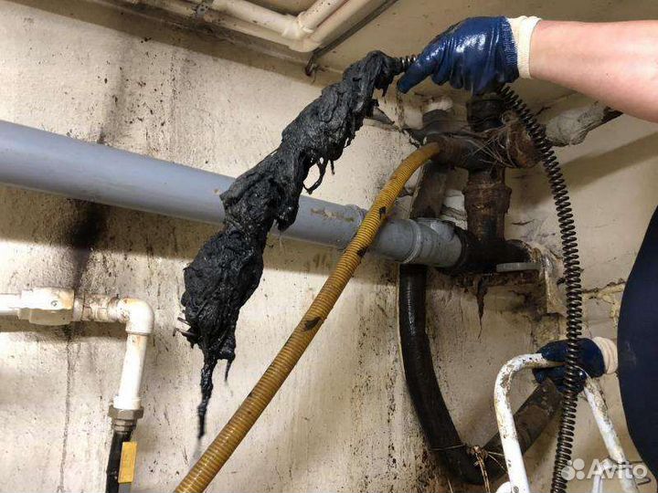 Устранение засоров/Прочистка канализации/Сантехник