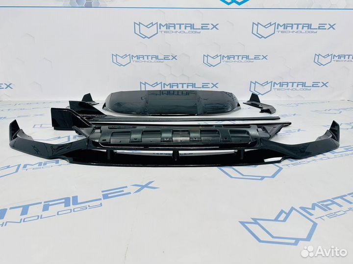 Обвес BMW X5 F15 в стиле X5 G05 черный глянец