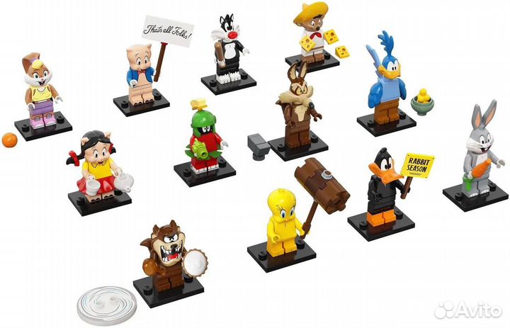 Лего минифигурки lego looney tunes