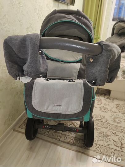 Коляска adamex 3 в 1 бу