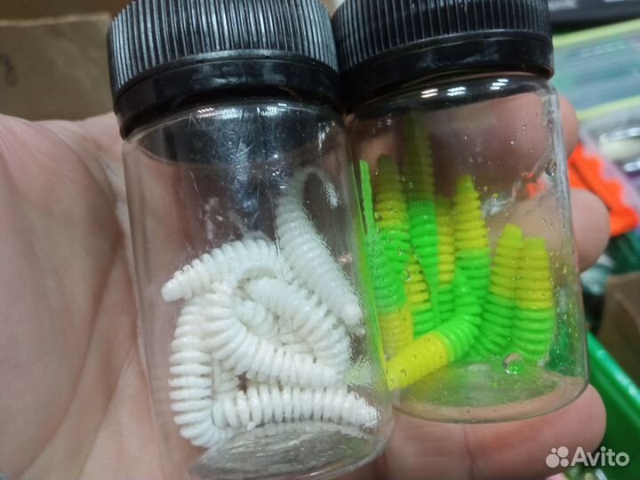 Набор силиконовых приманок для дикой форели и щуки