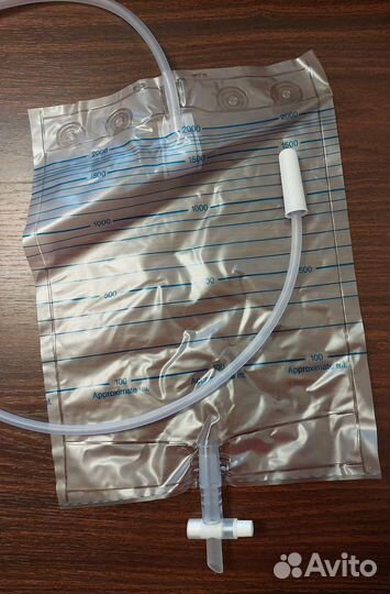 Мочеприемник прикроватный с крест. спуск. краном