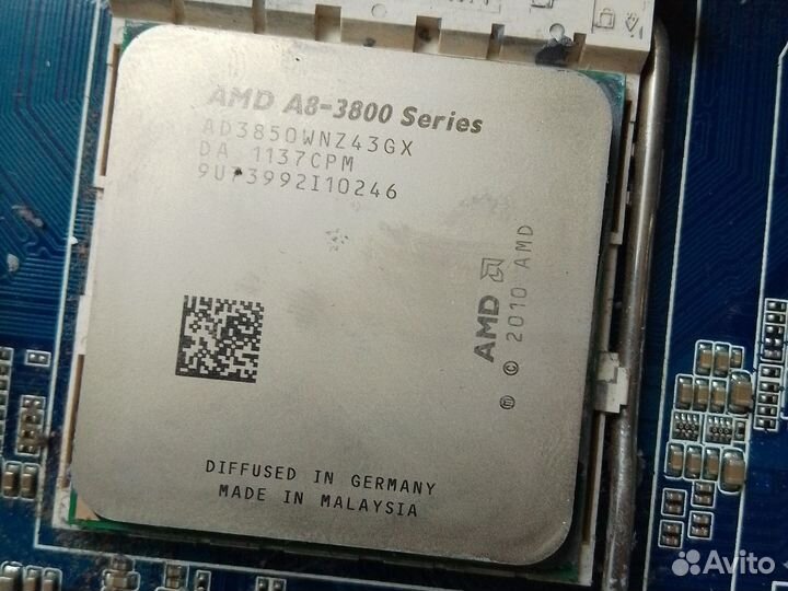 Материнская плата с процессором amd