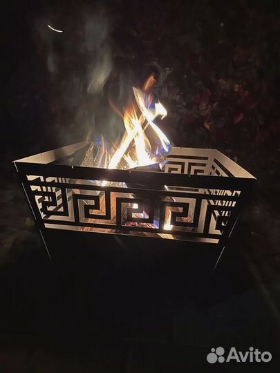 Костровая чаша с крышкой