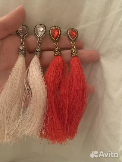 Серьги новые, цена за обе пары