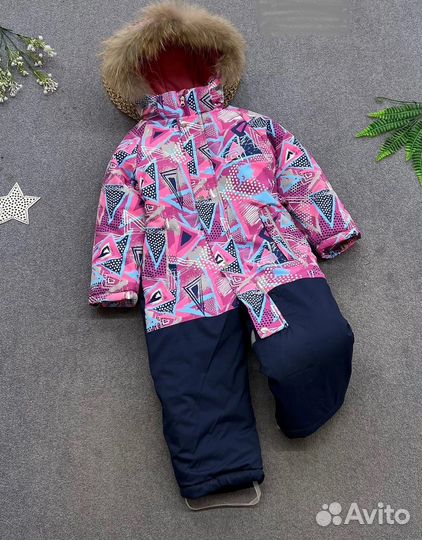 Зимний комбинезон для девочки, 116, 122