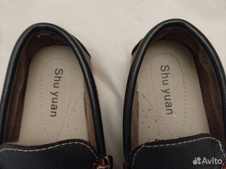 Макасины натуральная кожа для мальчика 32