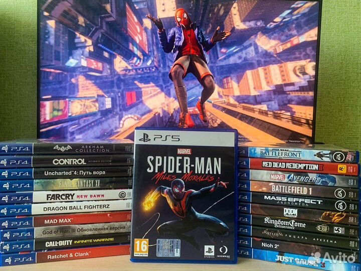 Человек Паук: Майлз Моралес игра на ps5