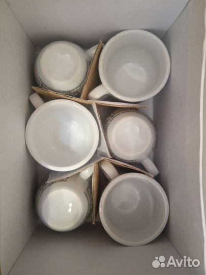 Кофейный сервиз 12 предметов фарфор