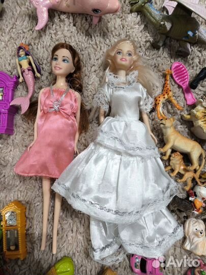 Беременная барби макдональдс звери пакетом