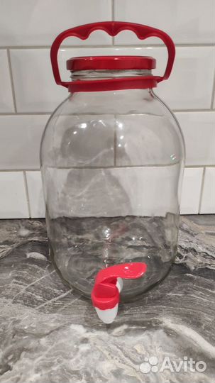 Банка 3л с краником