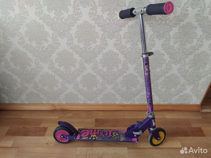 Самокат детский двухколесный складной бу